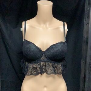 FREDRICK’S of Hollywood black with hanging lace